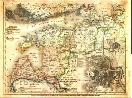Karte von 1847